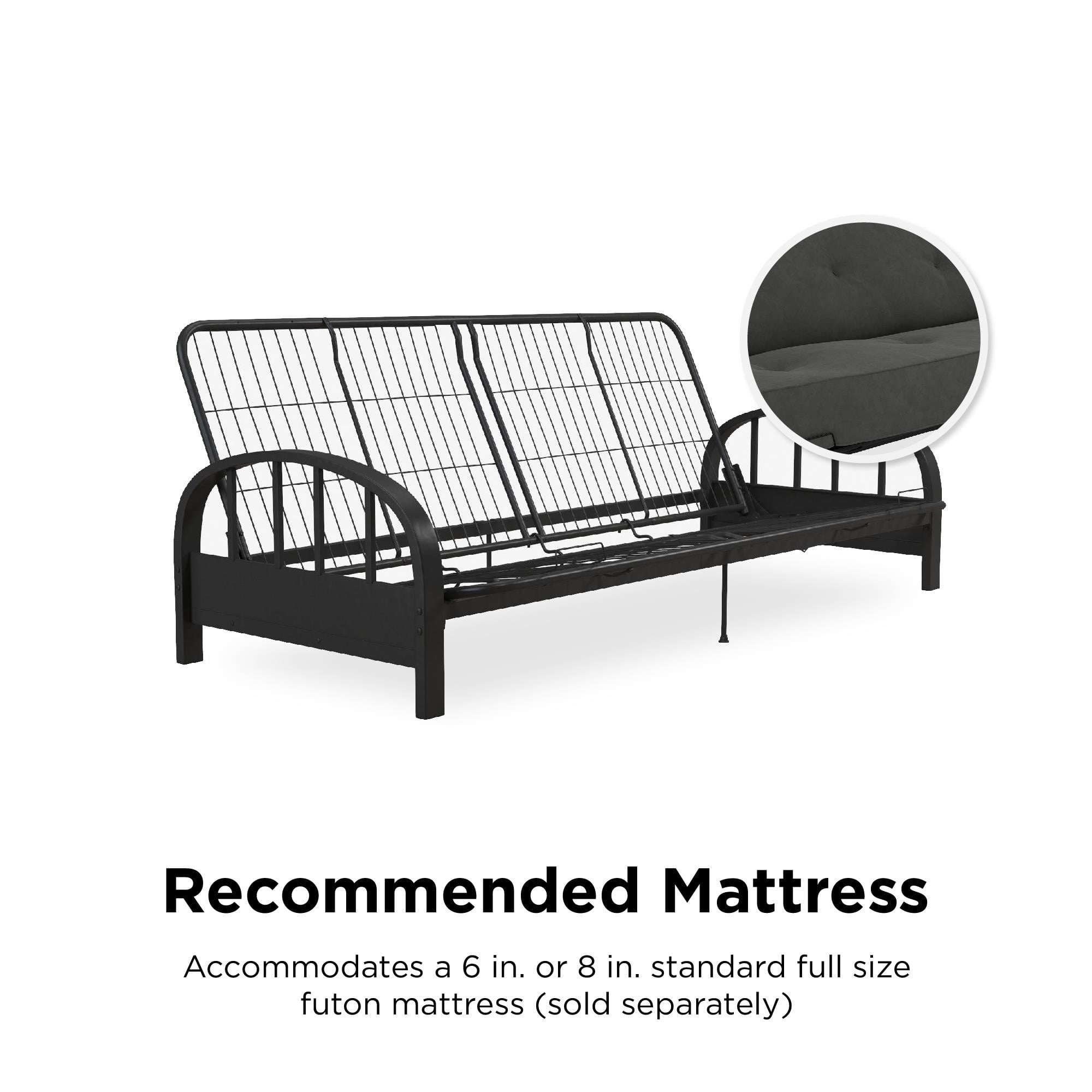DHP Aiden Futon Frame, Black