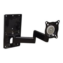 Chief FWDSK110B - Mounting kit (dual swing arm) - for LCD display - steel - black - screen size: 10"-32" - wall-mountable