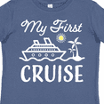 thumbnail image 4 of Inktastic My First Cruise with Cruise Ship and Palm Trees Boys or Girls Toddler T-Shirt, 4 of 5