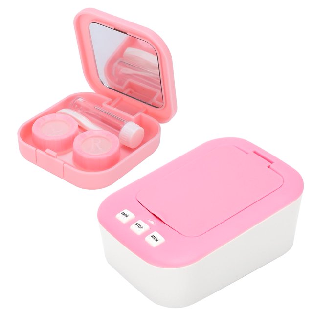 Limpiador micro ultrasónico máquina de limpieza de lentes de contacto de acero inoxidable adopta tecnología antifugas limpiador de joyas ultrasónico portátil de 48 kHz de ANGGREK Otros
