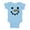 Blue, variant on TeesAndTankYou Snowman Face Baby Onesie Infant One Piece Bodysuit Newborn White
