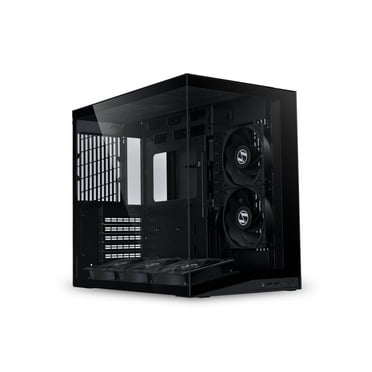 LIAN LI O11D MINI V2 Flow | Compact ATX Mid-Tower Airflow Computer Case | Panoramic View | High-Performance Airflow | Includes 5 x 120mm Reverse Blade Fans | Cable Management | Black  (O11DMIV2FX)