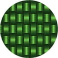 thumbnail image 1 of Ahgly Company Machine Washable Indoor Round Transitional Dark Forest Green Area Rugs, 6' Round, 1 of 7