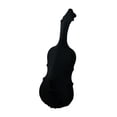 thumbnail image 2 of HILABEE Silk Cello Cover Soft Stylish with Drawstring Closure Sleeve Dust Protection Black, 2 of 9
