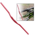thumbnail image 4 of Deluxe Mountain Bike Handlebar 31.8mm Hi-Riser Extend Bar Sweep DH MTB High Rise Bar Red, 4 of 9