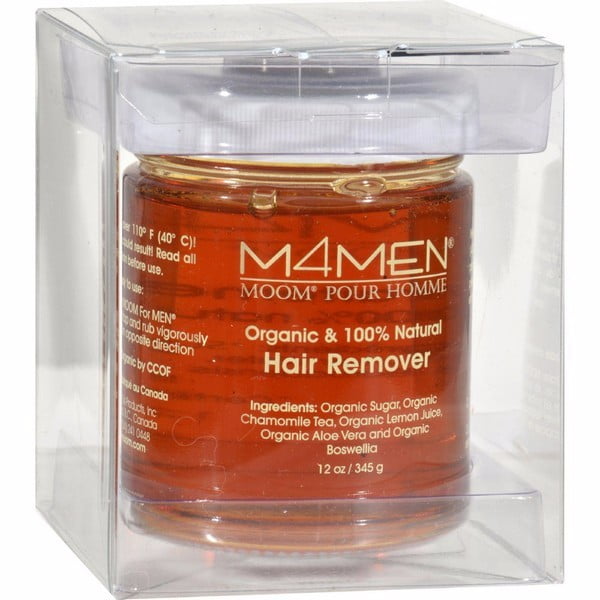 Moom For Men Hair Removal System Refill Jar - 12 Oz