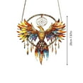 thumbnail image 3 of Seyotauo Phoenix Ornaments Decor - Acrylic Colorful Suncatcher Hanging Ornament - Home Window Car Decoration Flat Pendant- Gifts for Phoenix Lovers - Phoenix Window Home Kitchen Wall Decor, 3 of 6