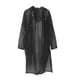 thumbnail image 1 of Impermeables reutilizables para mujer y hombre, ponchos de lluvia con capucha y cierre de botones. Negro, 1 of 9