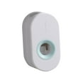 thumbnail image 1 of Dispensador automático de pasta de dientes y exprimidor de plástico para pared. Blanco, 1 of 9