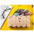 thumbnail image 3 of Pencil Case Creative Cartoon Biscuit Shape Stationery Bag Pencil Pouch Pen Bag, 3 of 9