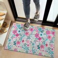 thumbnail image 2 of Pioneer Flower Floral Print Pattern Door Rugs,Washable Non Slip Door Mats Indoor,Decorative Door Mats,Entry Mat Indoor for Entrance,Bedroom,Kitchen,Bathroom,20"x32", 2 of 6