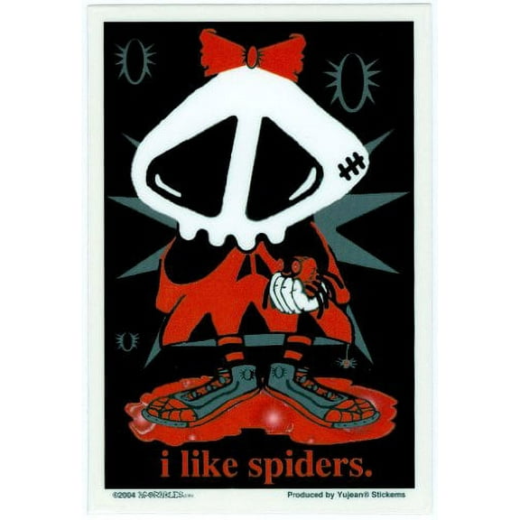 Agorables - I Like Spiders - Sticker / Decal