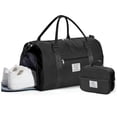 thumbnail image 1 of Bolsa de gimnasio WISEPACK, bolsa de viaje impermeable con compartimento para zapatos, 1 of 9