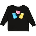 thumbnail image 3 of Inktastic Cute Gummy Bears and Heart Boys or Girls Long Sleeve Toddler T-Shirt, 3 of 5