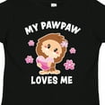 thumbnail image 4 of Inktastic My Pawpaw Loves Me with Bigfoot Girls Toddler T-Shirt, 4 of 5