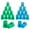 Blue & Green, variant on Sport Stacking Cups, 24pcs Sports Stacking Cups Speed Training Game for Challenge Competition Travel Party Gift for Kids and Adults