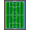 Green, Pattern 20, variant on ODIKA Field Endzones Soccer Hockey Shaped Artificial Football Markings Refined for Dorm Room, Small Living Apartment, Stain Resistant Low Profile