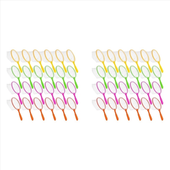 Rollbacks & More 48 Pcs Butterfly Bug Net for Kids Insect Collecting Catcher Fishing Science Nature Exploration Tools