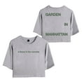 thumbnail image 3 of Josiah Queen Merch Garden In Manhattan T-Shirt For Women&Girls Midriff Short Sleeve Summer Clothing Vest Tee, 3 of 5