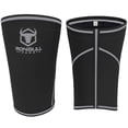 thumbnail image 2 of Rodilleras de 7 mm (1 par) - Rodilleras de alto rendimiento para levantamiento de pesas, cross training y powerlifting - Las mejores rodilleras y correas de compresión - para hombres y mujeres (Negro/, 2 of 5