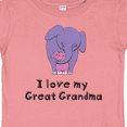 thumbnail image 4 of Inktastic I Love My Great Grandma Elephant Girls Baby T-Shirt, 4 of 5