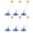 B, variant on 6Pcs Ice Fishing Tip Up Winter Fishing Flags With Storage Bag Set For Efficient Ice Angling Ice Fishing Tip Up Flags