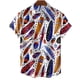 thumbnail image 2 of Camisas con gráficos de plumas de pájaro para hombres, ropa con estampado 3D, camisas hawaianas de playa, blusas Y2K de manga corta, ropa vintage, blusa con solapa, 2 of 5