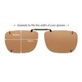 thumbnail image 4 of Solar Shield Dioptics Unisex Rectangle Sport Sunglasses Black, 4 of 7