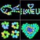 thumbnail image 4 of Gwong Decoración hogareña 10pcs piedras luminosas brillan en los ornamentos decorativos oscuros para guijarros Gwong 21039681, 4 of 7