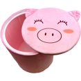 thumbnail image 3 of Organizer Storage Stool for Toy and Cloth and Kids Stool (Pig, 12Wx13H), 3 of 13