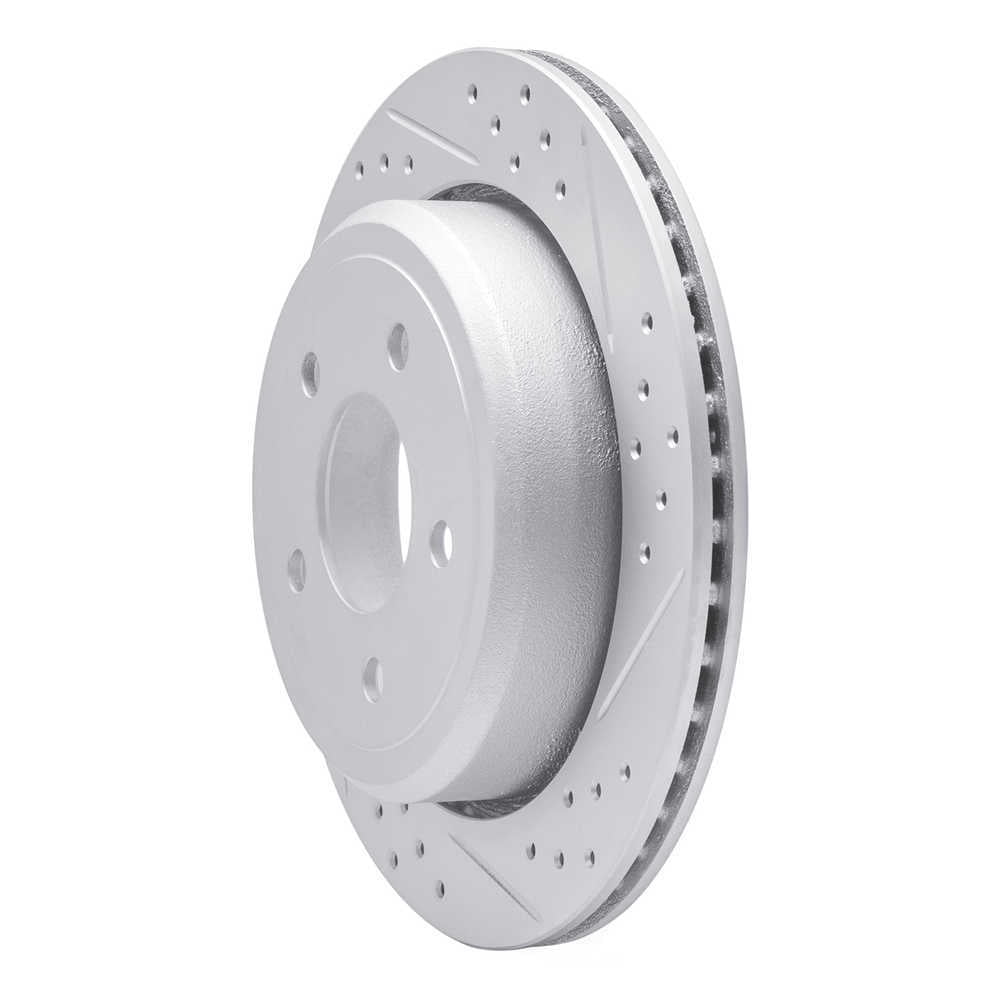Dynamic Friction Company 830-56020R DFC Geoperformance Rotor - Drilled and Slotted