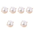 thumbnail image 2 of KLKCMS 6 Pieces Button Covers Classic Cufflinks for Graduation Anniversary Business Gold, 2 of 9