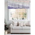 thumbnail image 5 of Watercolor Ombre Purple Valances for Windows, Rod Pocket Kitchen Valance Curtains - Soft & Washable Small Window Treatment for Living Room,&nbsp;Bathroom, Ocen Waves Beach , 42x12 Inch, 1 Panel, 5 of 9