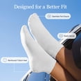 thumbnail image 2 of LUCKMEEY 10-Pack Cotton Ankle Socks for Women Soft Socks Size 5-11, 2 of 7