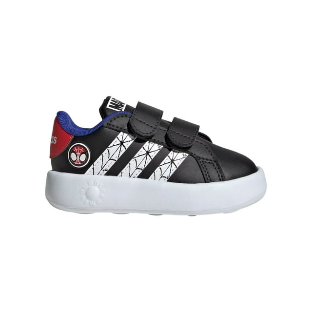 Tenis Adidas de Bebe Grand Court Spiderman Negro JS0743 14 CM