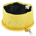 thumbnail image 3 of Comedero de viaje para perros y mascotas, bolsa de transporte para cachorros, bebedero para perros Amarillo, 3 of 8