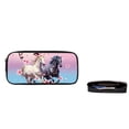 thumbnail image 3 of Binienty Horse Backpack for Girls 10-12 Cherry Blossom Kids Backpack And Lunch Box Set 4th Grade Bookbag for Girls Boys 17 Inch Rucksack with Laptop Compartment and Side Pockets, 3 of 7