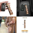thumbnail image 7 of Garronmavis Brown Cow Print Car Seat Cover Set 11 Pack Vehicle Seat Cover with Lanyards Key Holder,Bottle Holder Pad,Cars Headrest Protector,Gear Shift Knob & Handbrake Cover, All Seasons Use, 7 of 7
