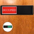 thumbnail image 4 of Señal de aviso con adhesivo para oficina, puerta de oficina, indicador de Negro ocupado Sunnimix letrero de la puerta de la oficina, 4 of 8