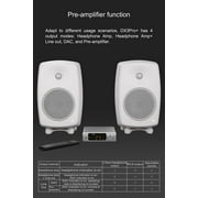 TOPPING DX3 Pro+ Headphone amplifier 3.5mm,Desktop usb dac,Bluetooth 5.1,Pre Amplifier with Remote Control,Black