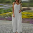 thumbnail image 2 of Baggy Overalls for Women Loose Fit Summer Casual Wide Leg Jumpsuits with Pockets Long Cargo Pants Oversized Rompers Gray M, 2 of 6