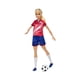 thumbnail image 2 of Muñeca Barbie Profesiones Jugadora de Fútbol Playera Roja, 2 of 4
