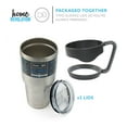 thumbnail image 1 of HomeBev 30 oz Tumbler with 2 Sliding Lids and Removable Handle, 1 of 1