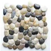 Autumn Mosaic Natural Pebble Stone Floor and Wall Tile Sample