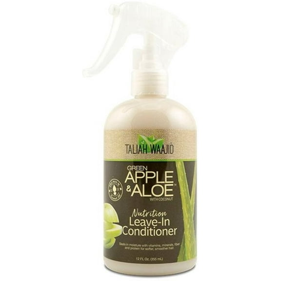 Taliah Waajid Green Apple & Aloe Nutrition Leave-In Conditioner, 12 oz (Pack of 2)
