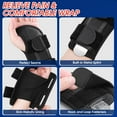 thumbnail image 4 of Carpal Tunnel Wrist Brace with Metal Wrist Splint for Night Sleep, Adjustable Wrist Support Men Women for Tendonitis Arthritis Pain Relief Balck (Small, Left Hand), 4 of 6