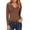 Brown Long Sleeve T-Shirts, variant on JOANKDMI Long Sleeve T-Shirts for Women Deep V Neck Basic Tees Casual Slim Fit Tops Flattering Stretch Undershirts for Everyday Wear Office and Fall Layering Blouses