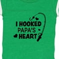 thumbnail image 4 of Inktastic I Hooked Papa's Heart with Fishing Rod Boys or Girls Baby Bodysuit, 4 of 5