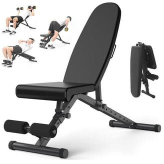 Costway Folding Weight Bench, Adjustable Sit-Up Board, Heavy Duty