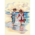 thumbnail image 1 of Holding Hands Counted Cross Stitch Kit-9"X12" 14 Count, 1 of 3